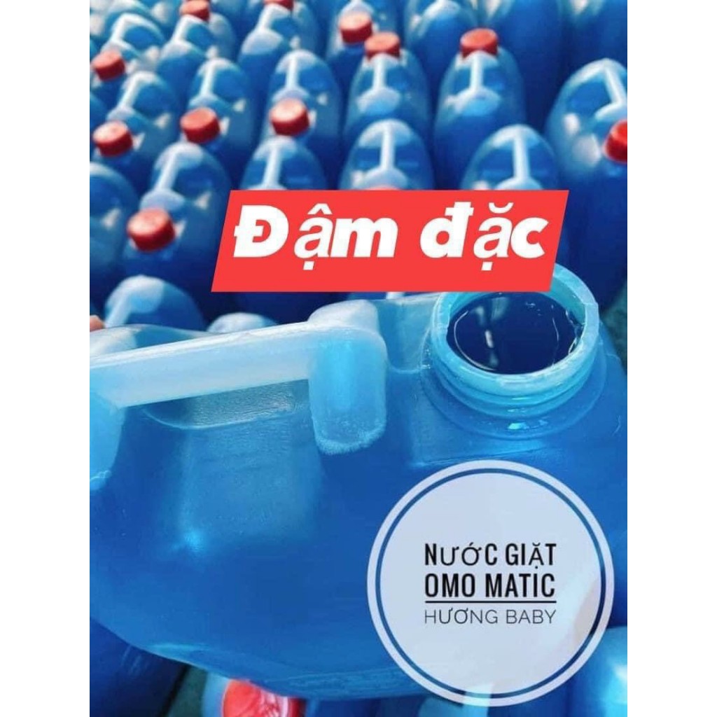 Nứơc giặt omo hương baby siêu sạch can 5 lít Mùi thơm giữ lâu trên quần áo, làm sạch bóng quần áo tiện lợi. HÀNG CHUẨN