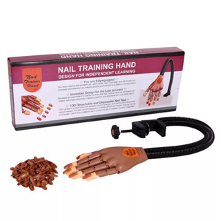 Bàn tay giả học làm nail, bàn tay khớp thực hành làm móng, nail