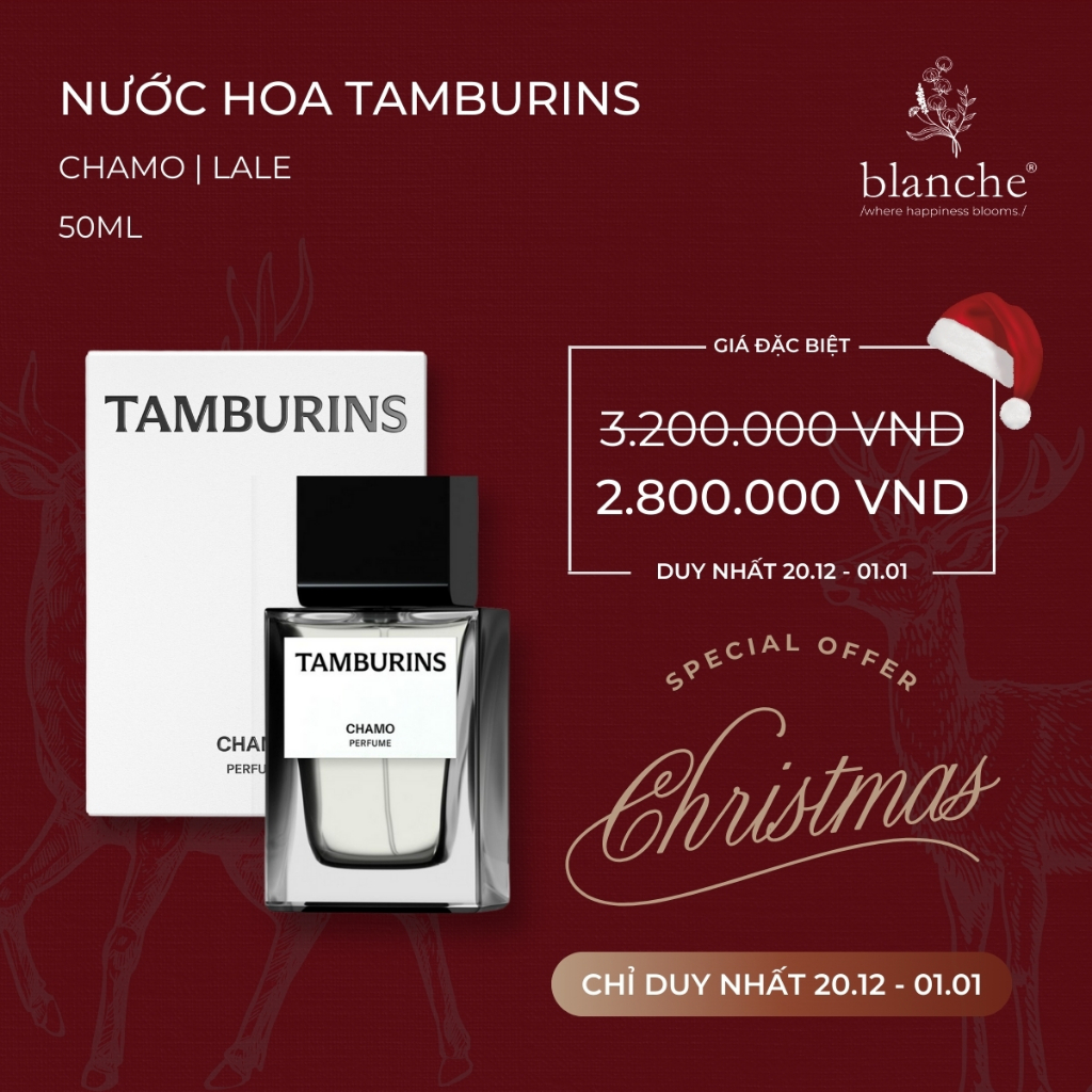 Nước Hoa Tamburins Perfume Chamo & Lale 50ml, 94ml (Có Sẵn - 100% Authentic)