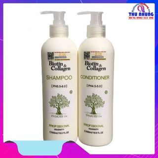 Dầu gội xả Biotin & Collagen 500ml mềm mượt