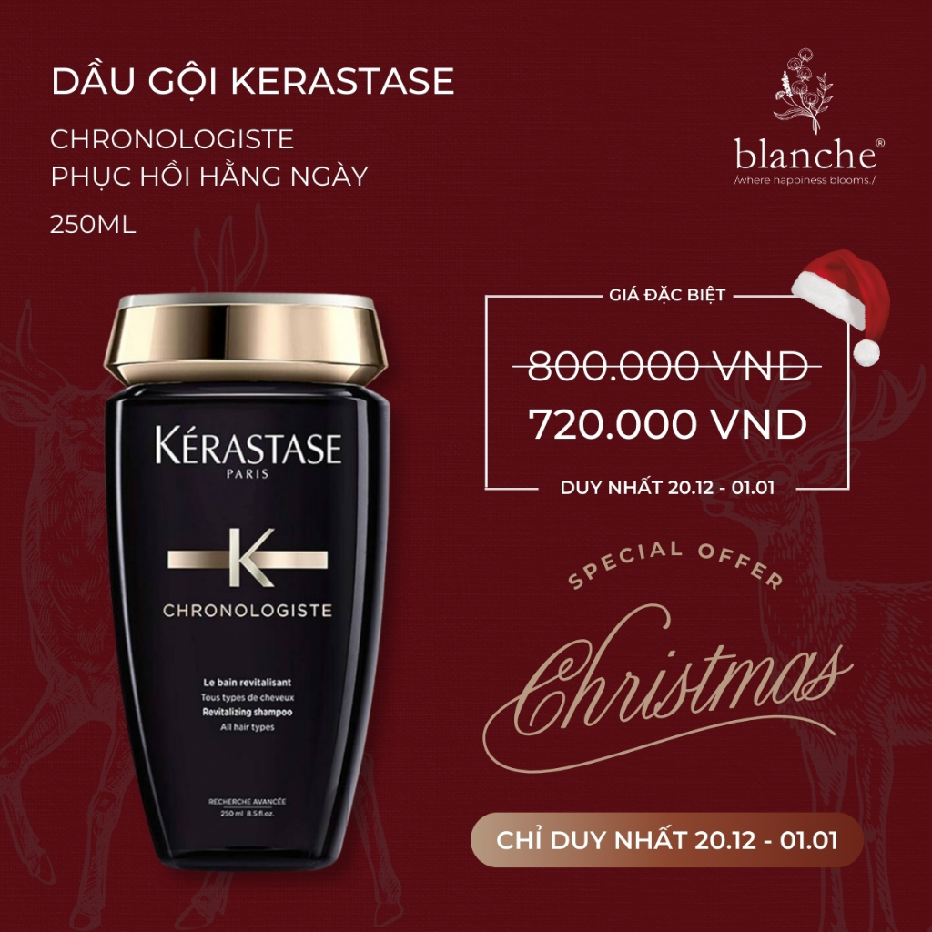Dầu Gội Kerastase Chronologiste Bain Regenerant 250ml - Có Bill - Dầu Gội Kerastase Đen Phục Hồi