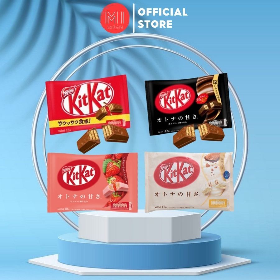 Bánh Kitkat Nestle đủ vị siêu ngon hàng nội địa Nhật Bản