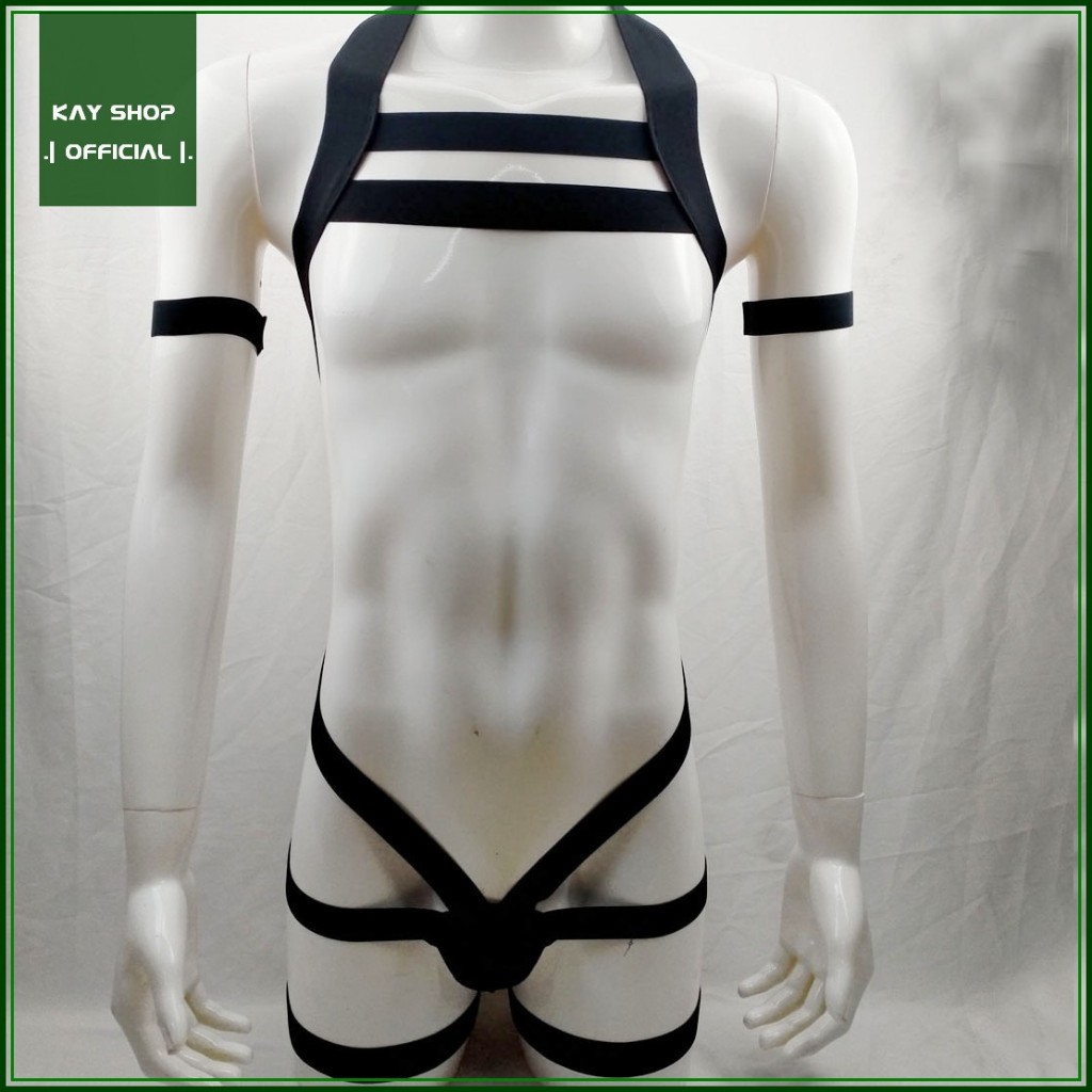 Set Đai ngực liền quần lót dây sexy đen siêu hot đẹp