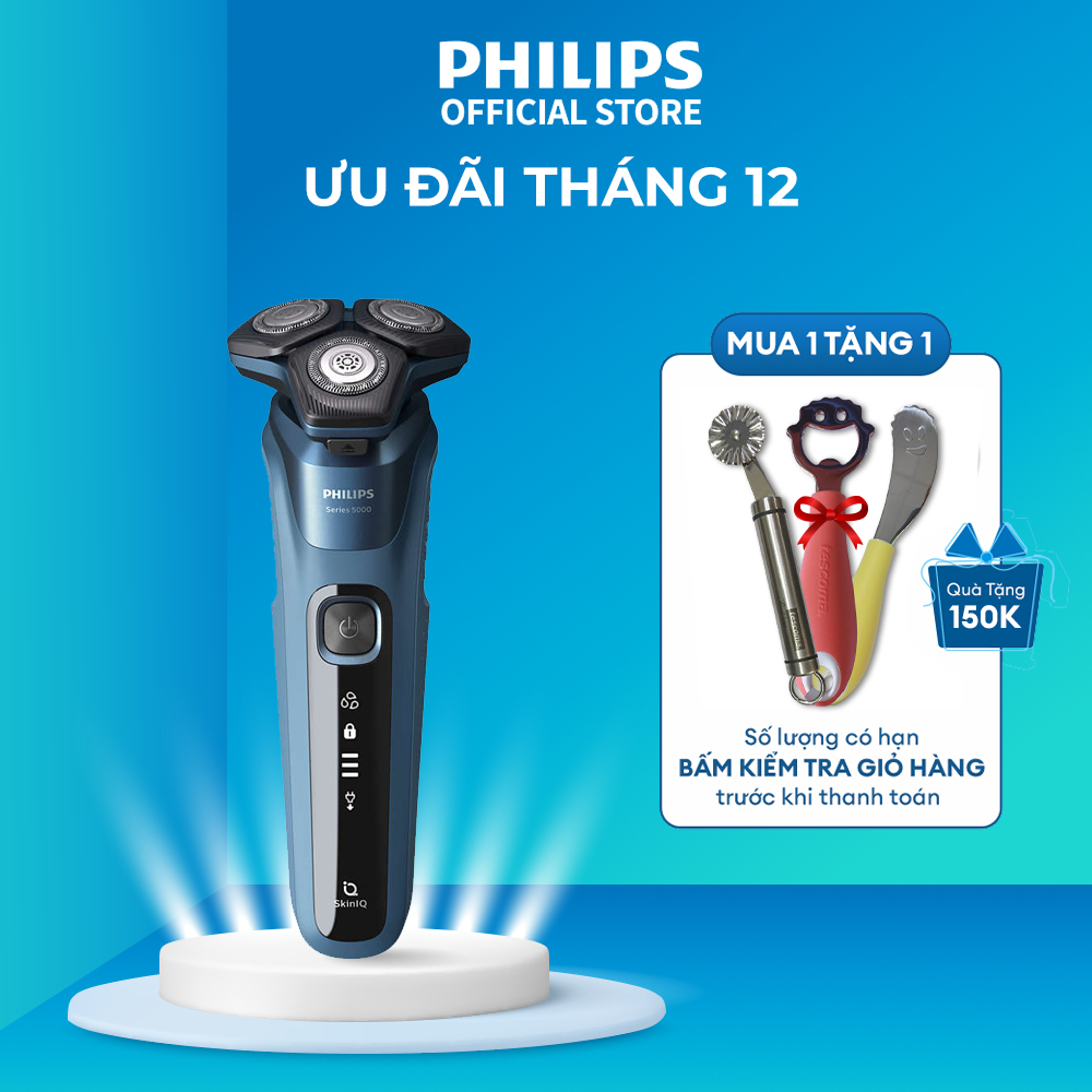 Máy cạo râu khô và ướt Philips S5582/20 - Cạo sát và bảo vệ làn da