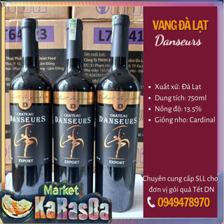 Vang đà lạt danseurs 13.5 750ml