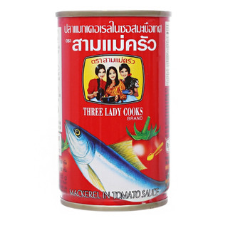 Cá nục sốt cà 3 cô gái thái lan 155g/lon - foodmap