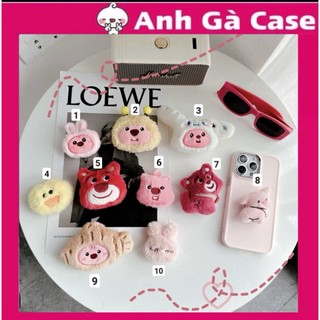 Miếng dán đỡ điện thoại thú bông iring pop dán mặt sau trang trí điên thoai iring air bag