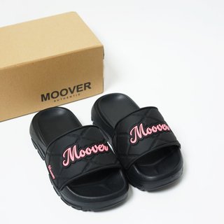 Dép quai ngang nữ Moover Chunky LG Chữ đế dép cao su Eva mang êm chân chống trơn trượt đế 4p dễ phối đồ