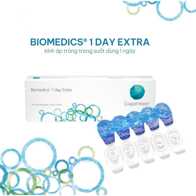 [Sử Dụng 1 Ngày] Kính Áp Tròng 1 Ngày Không Màu Chống UV [độ từ -0,25 → -10,00]