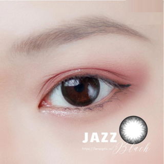 Sử Dụng 1 Ngày Kính áp tròng Hàn Quốc Clalen Iris màu Jazz Black có độ độ
