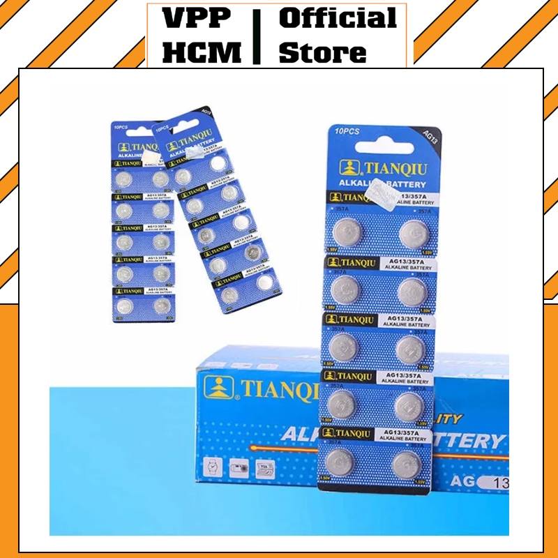 1 viên Pin Ag13/357A dùng Cho Đồ Chơi, Máy Tính Cầm Tay, Đồng Hồ, Máy Trợ Thính