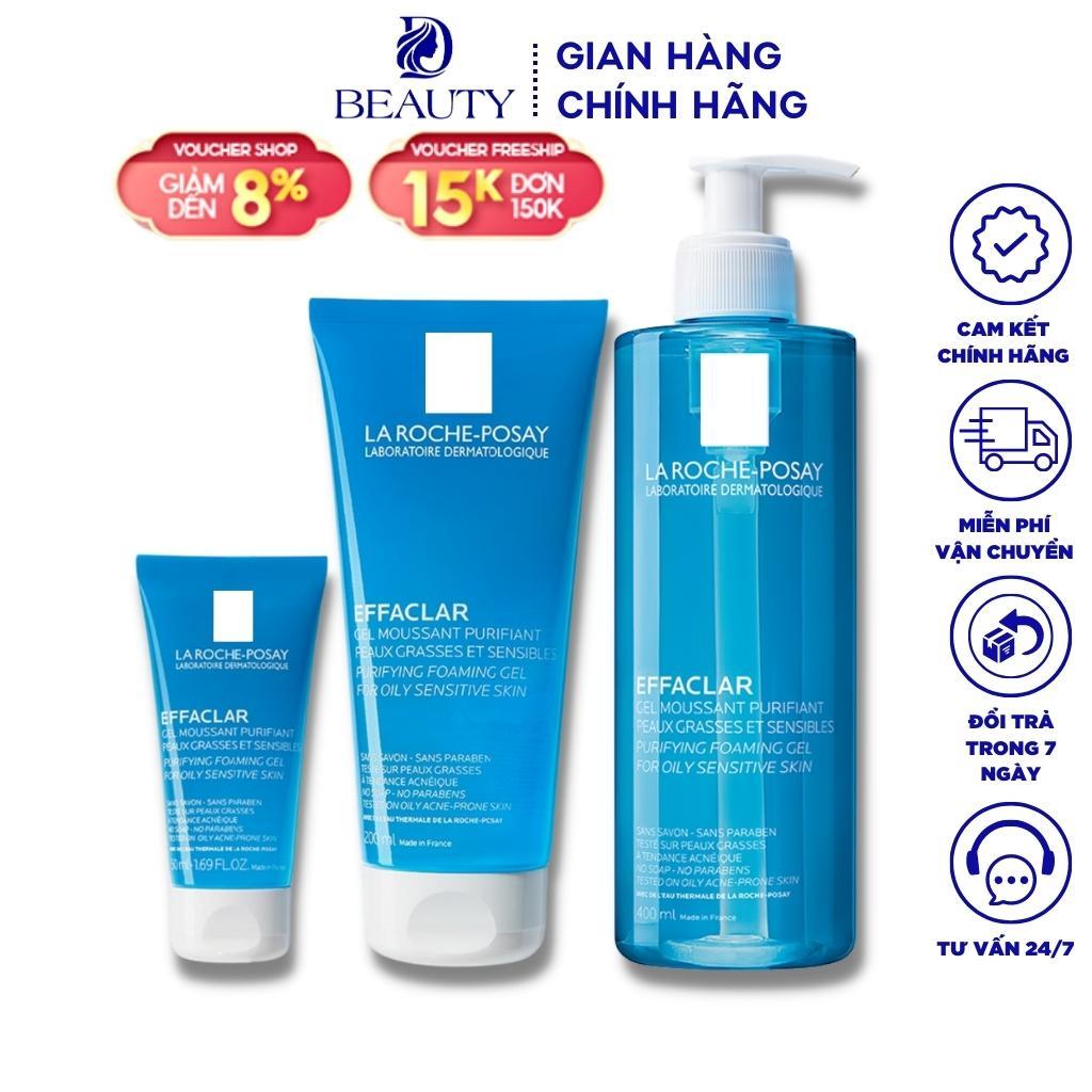 Sữa Rửa Mặt Tạo Bọt La RochePosay Effaclar Purifying Foaming Gel Cleanser 400ml Cho Da Dầu Mụn Nhạy Cảm