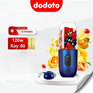 Máy xay sinh tố cầm tay dodoto máy xay mini không dây 6 lưỡi dung tích 460ml công suất 120W xay đá