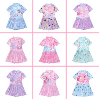 Bơi liền váy hoạ tiết đáng yêu cho bé gái B112 - TOPZKIDS