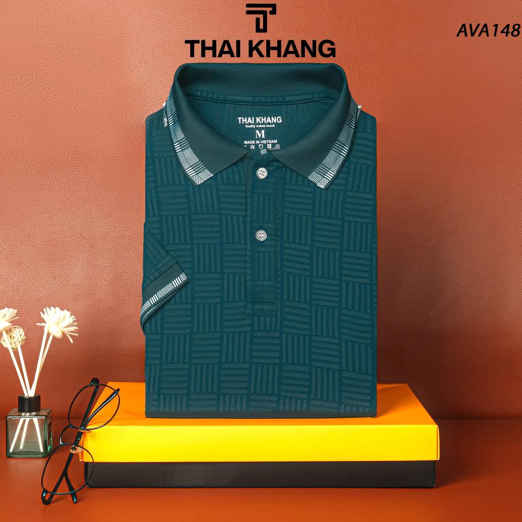 Áo thun nam cao cấp trung niên THÁI KHANG vải thun lạnh mặc mát thoải mái AVA14