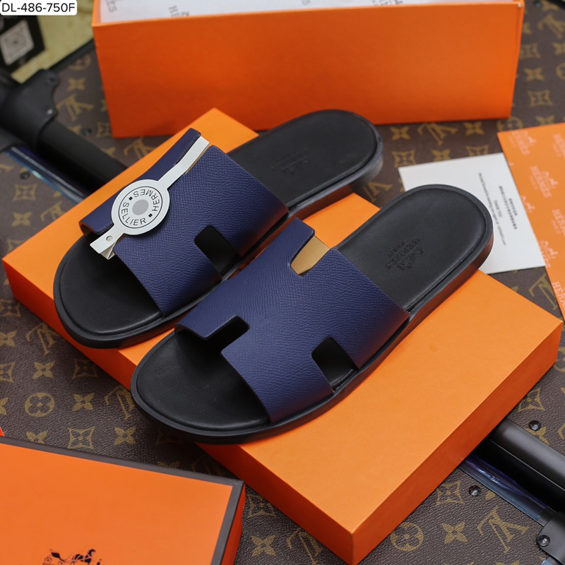 Dép Chữ H, quai da dập nổi, hàng cao cấp Full Box đẹp, đầy đủ Bill💥💥dl-486