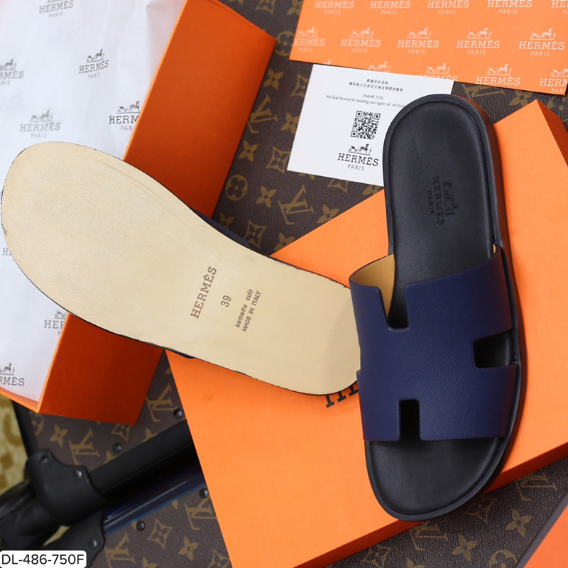 Dép Chữ H, quai da dập nổi, hàng cao cấp Full Box đẹp, đầy đủ Bill💥💥dl-486