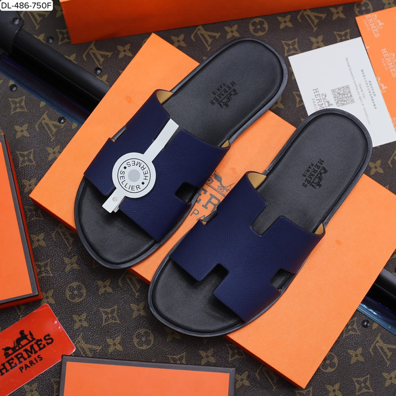 Dép Chữ H, quai da dập nổi, hàng cao cấp Full Box đẹp, đầy đủ Bill💥💥dl-486