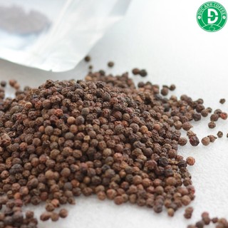 Gói tiêu đen 200g túi zipper giấy tiện dụng tiêu Đắc Lắc chín đỏ, phơi giàn, thơm cay