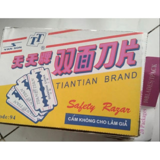 20 Hộp Lưỡi Lam Đen TianTian Loại 1