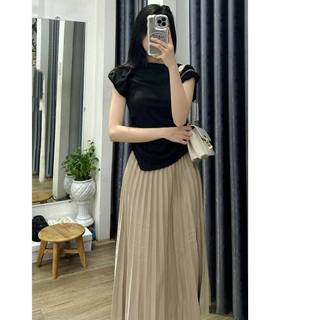 Chân váy dập ly cạp chun CV02