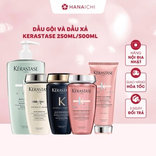 Dầu gội và dầu xả Kerastase hỗ trợ mọc tóc, kiềm dầu, làm sạch da đầu 250ml/500ml