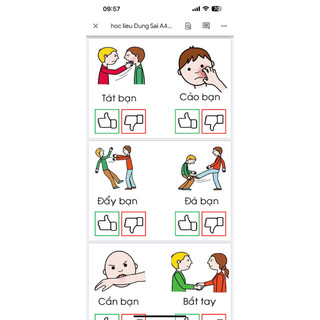Học liệu Hành vi Đúng - Sai