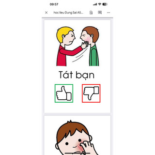 Học liệu Hành vi Đúng - Sai