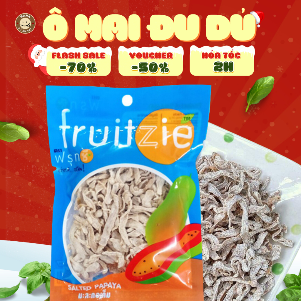 Ô Mai Giun Thái Lan Fruitzie Chính Hãng Gói 50g, Ăn Vặt Nana