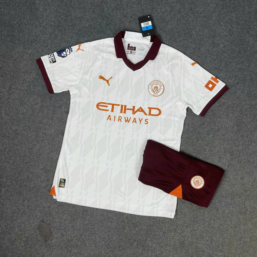 Áo Bóng Đá/QUẦN ÁO BÓNG ĐÁ Câu lạc bộ Manchester CITY 2023-2024 - Chất Vải Thái Cao Cấp - Chuẩn Thi Đấu