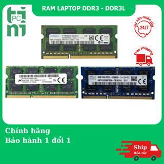 Ram Laptop DDR3, DDR3L 8GB bus 1600 tháo máy bộ bảo hành 36 tháng
