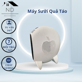 Quạt sưởi mini để bàn công suất 500w - máy sưởi quả táo mùa đông, an toàn, tiết kiệm điện