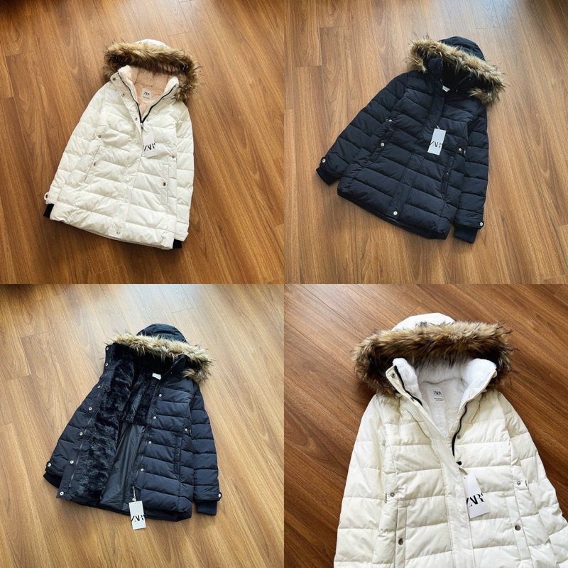 ak621- parka phao lót lông