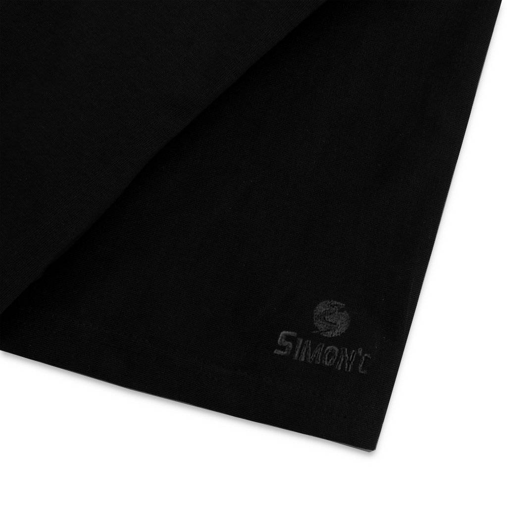 Áo Thun Cổ Tròn Simon'c Style S Rope - Đen Cotton  Nam Nữ Unisex Tay Lỡ Oversize Local Brand