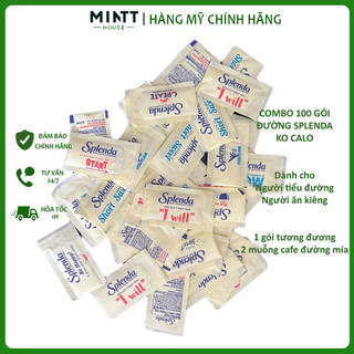 Combo 100 gói đường Splenda ko chứa calories xuất xứ Mỹ