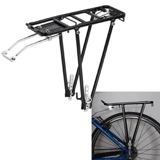 Gác baga nhôm xe đạp gắn khung xe đạp cao cấp, gác baga đèo hàng gắn cốt yên xe đạp đa năng, baga xe đạp hợp kim nhôm