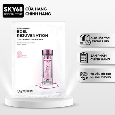 Mặt Nạ Trẻ Hóa Da Wonjin Effect Edel Rejuvenation Concentrated Essence Mask 30g - EDEL REJUVENATION
