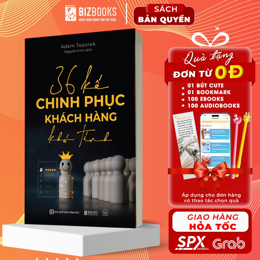 Sách 36 Kế Chinh Phục Khách Hàng Khó Tính - Bizbooks