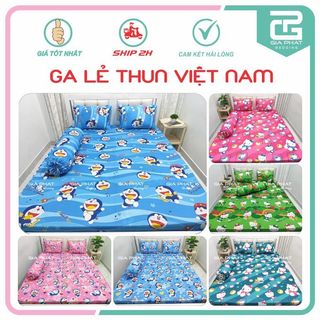 Ga giường lẻ thun lạnh Việt Nam cao cấp ( không áo gối )
