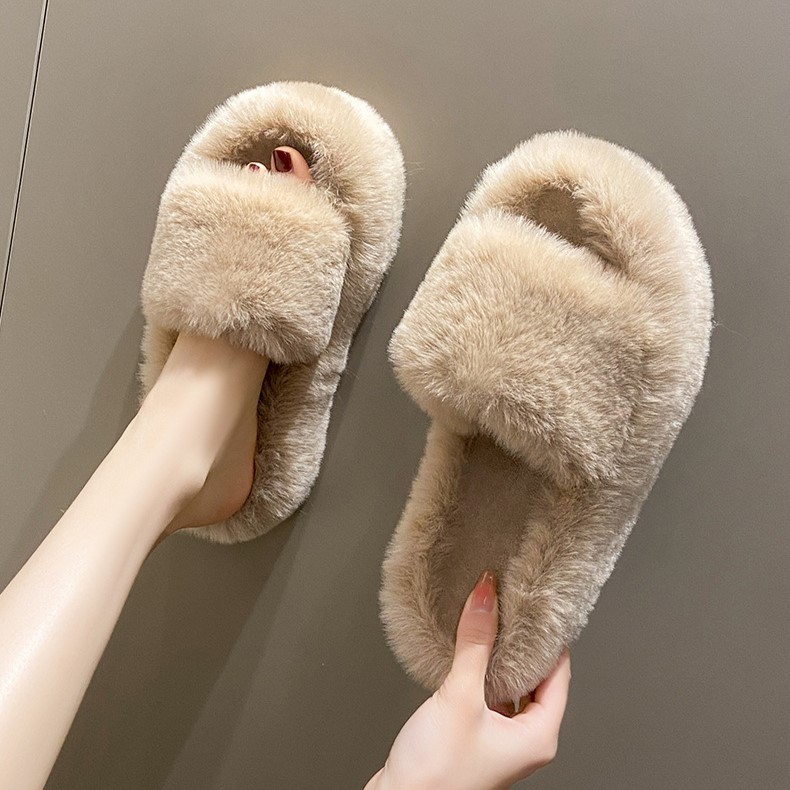 Dép đi trong nhà cao cấp Dép lông mềm mại siêu mịn Mã D005