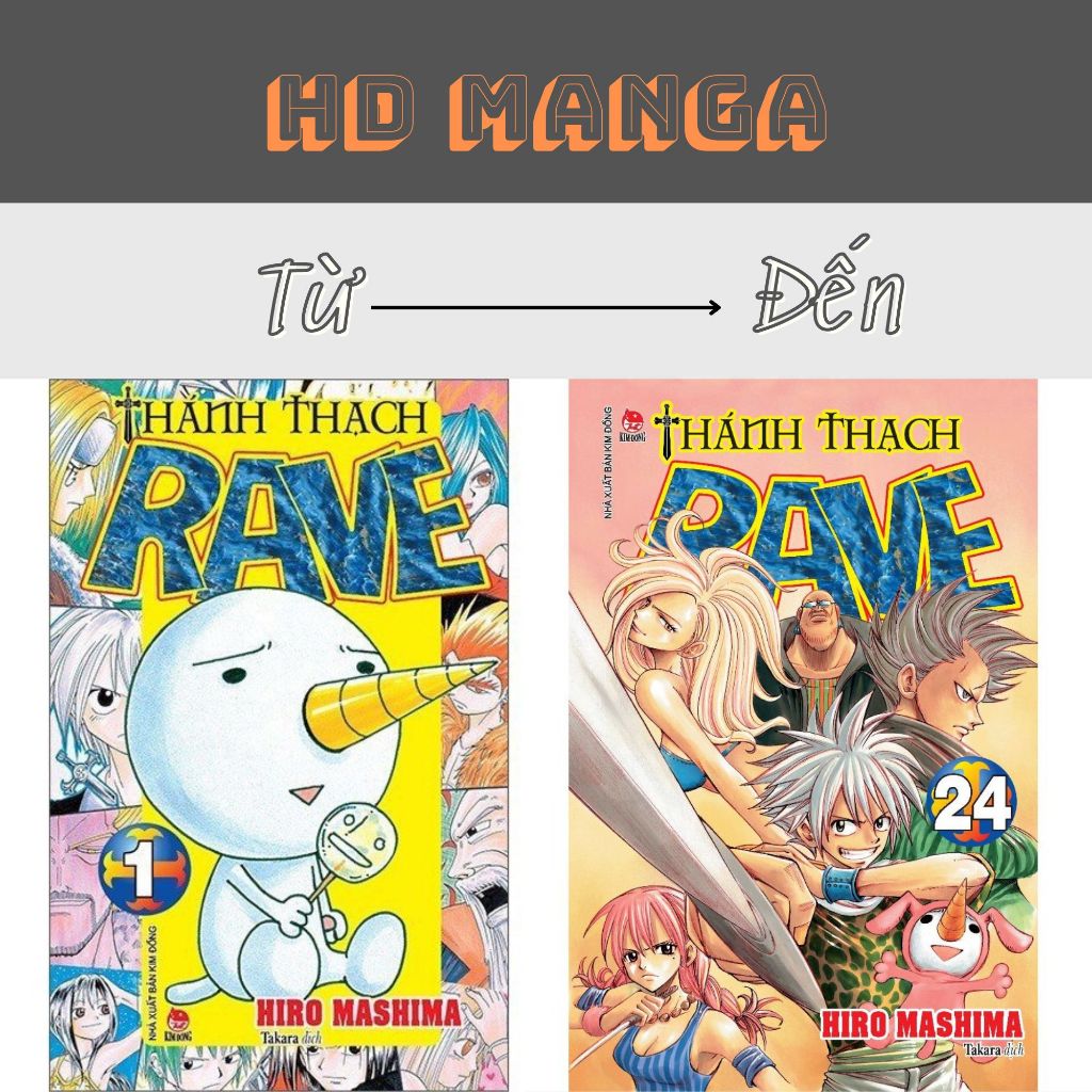 Truyện tranh - Thánh Thạch Rave - Tặng 01 Bookmark Plue - Tập lẻ 1, 2, 3.. 13 14 15 16 17 18 19 20 21 22 23 24 25