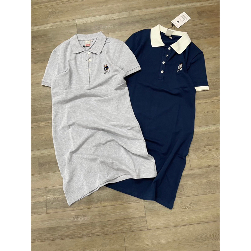 Đầm Polo Suông Thêu Logo Chuẩn Xịn Form đẹp xuất sắc