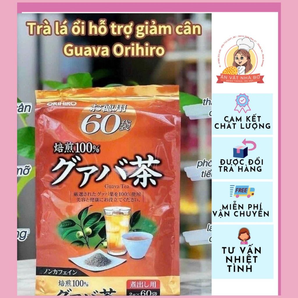 Trà Ổi Orihiro Guava Tea Nhật Bản Giúp Giảm Cân An Toàn