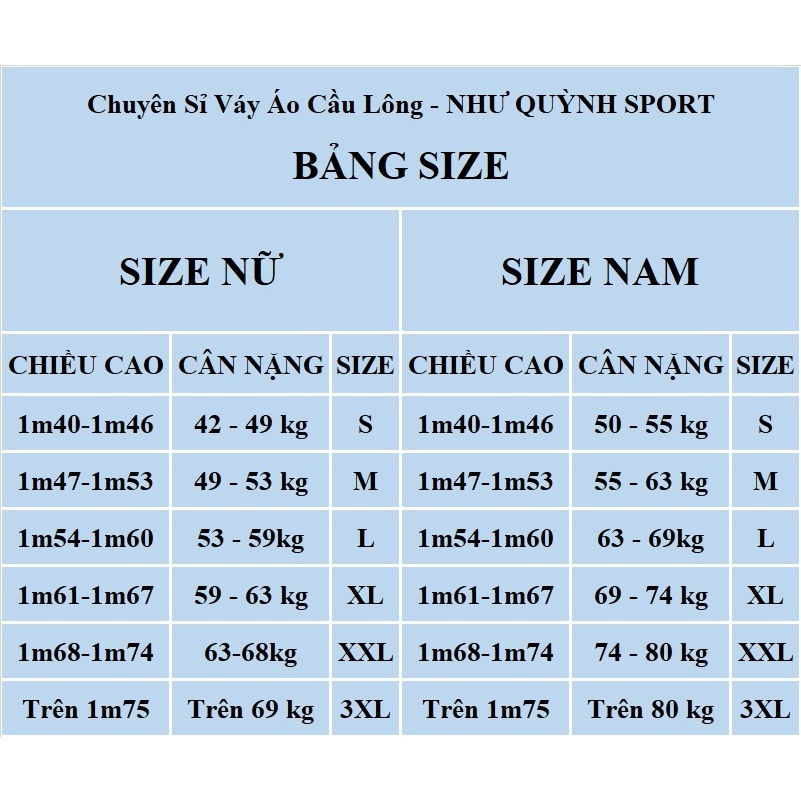 Áo thể thao Nam nữ cầu lông, bóng chuyền, bóng bàn, TENIS
