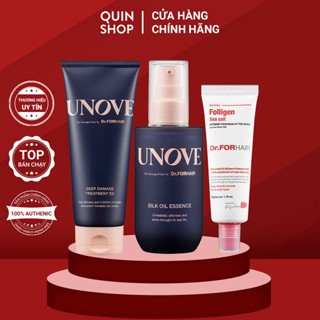 Muối Tẩy Tế Bào Chết Da Đầu, Tinh Dầu Dưỡng, Kem Ủ Tóc Phục Hồi Dr.FORHAIR Unove Silk Oil Essence, Deep Damage Treatment