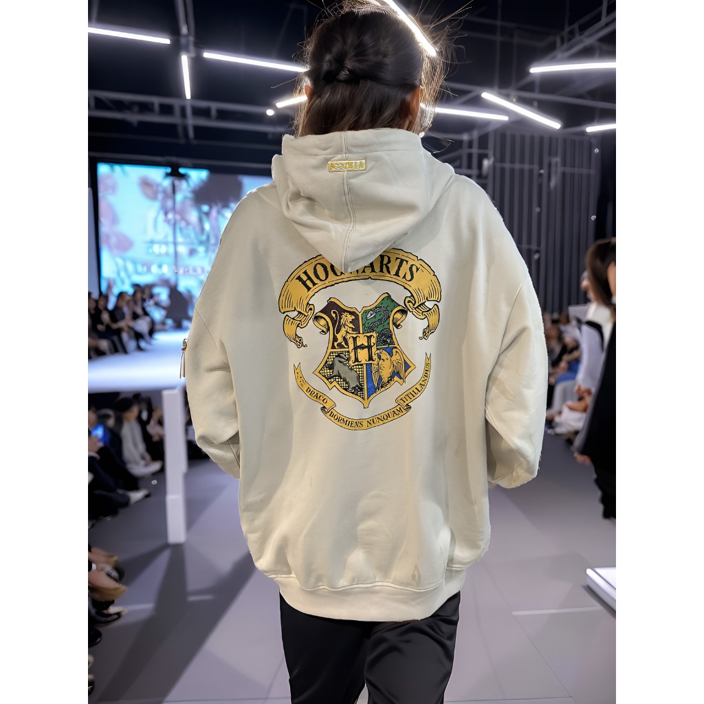 Áo Nỉ Hoodzip BOO Dáng Oversize Harry Potter BOOZILLA