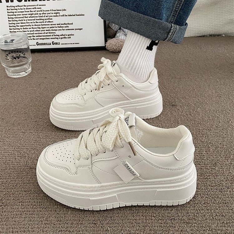 Giày Thể Thao Sneaker Đế Cao Nữ Trẻ Trung Giày Đi Học Nữ Phong Cách Đơn Giản G030