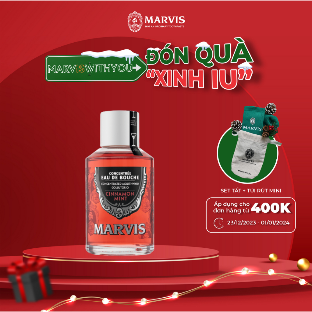 Nước súc miệng MARVIS Cinnamon Mint 120 ML
