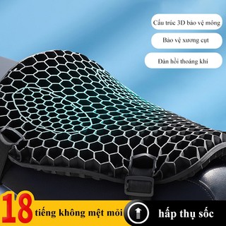 Đệm lót yên xe máy YIPAUTO Nệm tổ ong lót yên xe máy Tấm đệm yên xe máy Đệm lót yên xe máy 3D