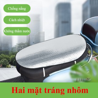 Miếng che yên xe máy YIPAUTO Tấm che yên xe cách nhiệt tráng nhôm Miếng lót chống nắng yên xe máy